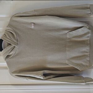 HURLEY BRAND SIGNATURE BOYS KAKHI COLOR PULLOVER HOODIE SIZE LARGE